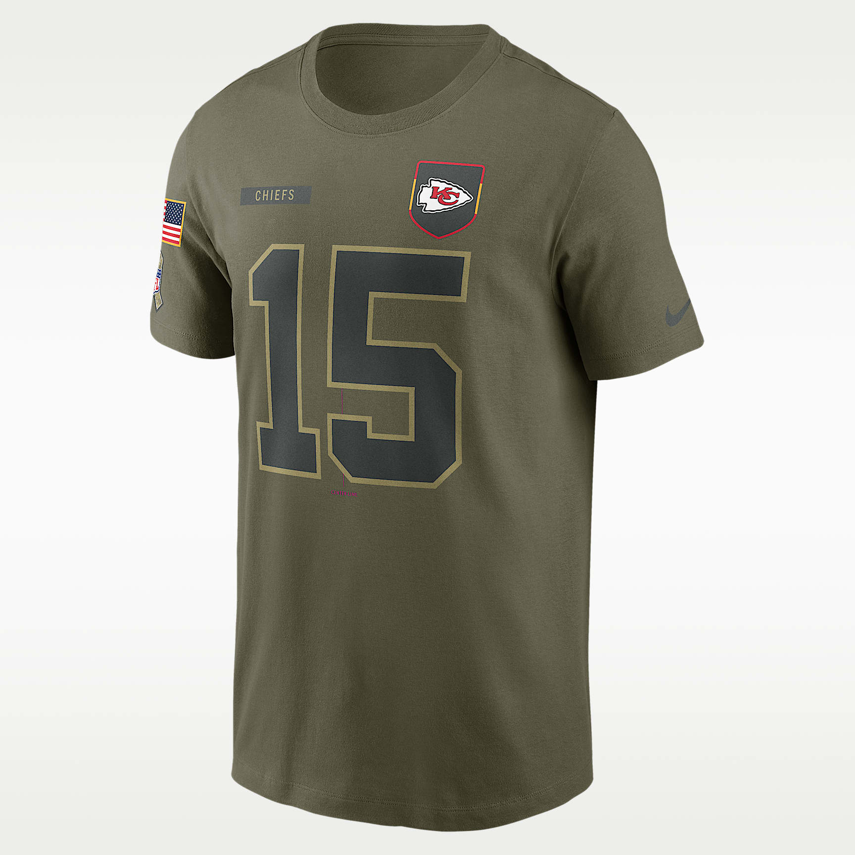 Patrick Mahomes Kansas City Chiefs Salute To Service Men's Nike